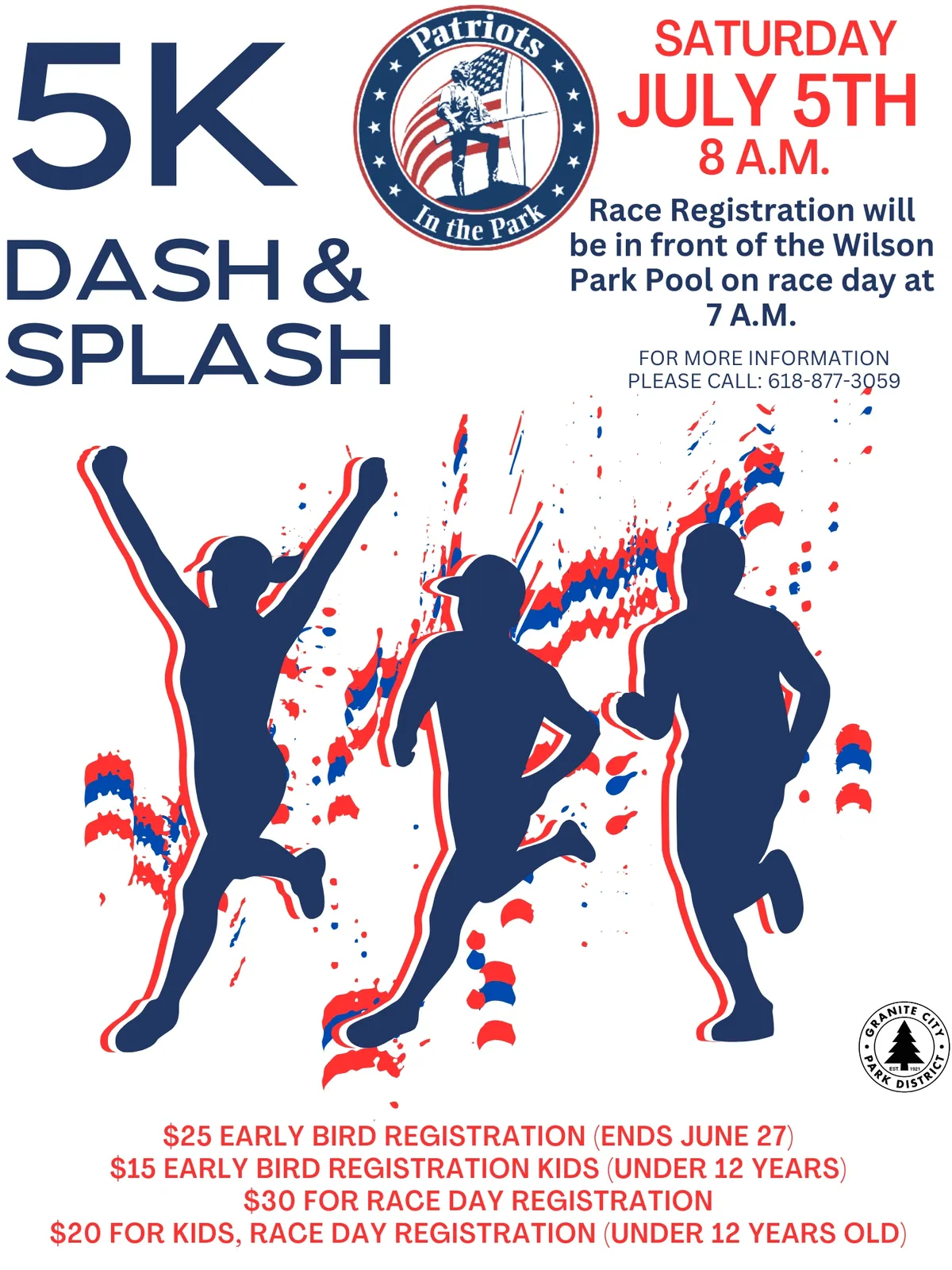 Patriots in the Park - 5K Dash & Splash
